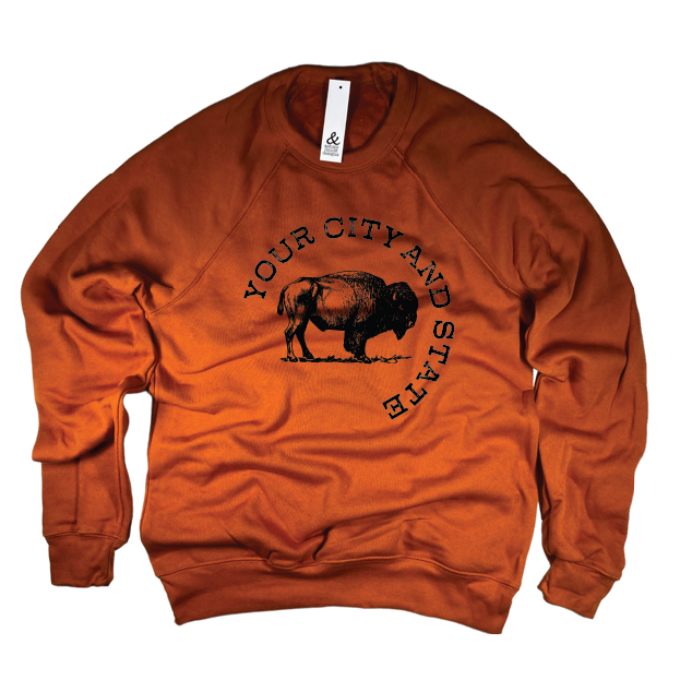 Bison Sweatshirt - Customizable