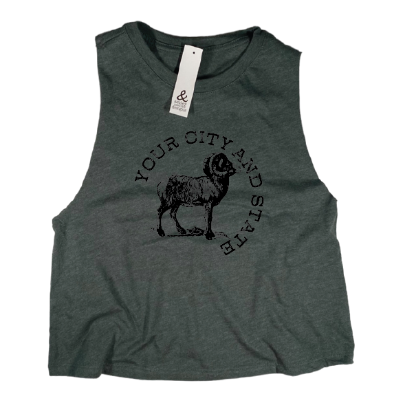 Big Horn Sheep Tank - Customizable