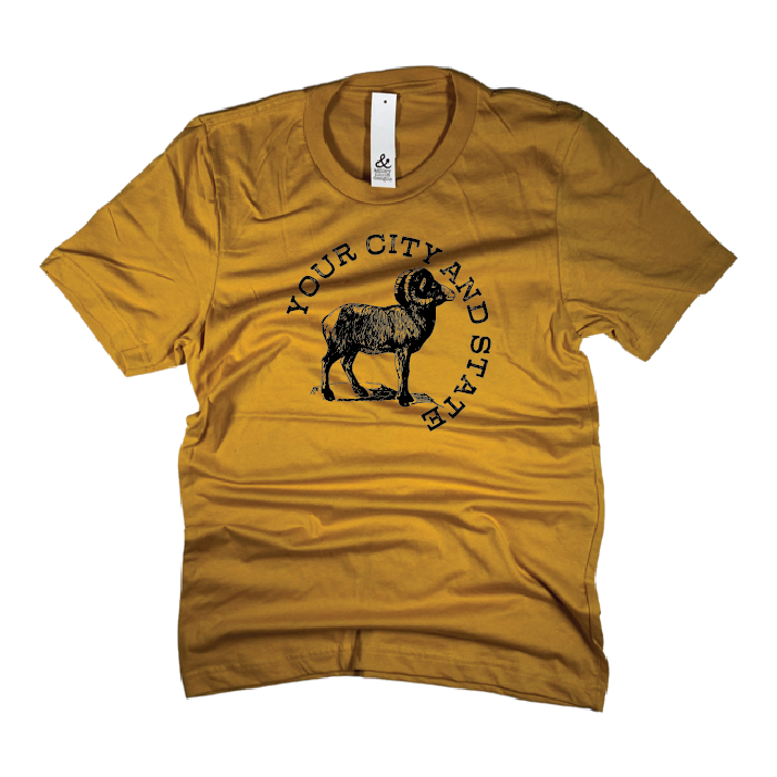 Big Horn Sheep Tee - Customizable