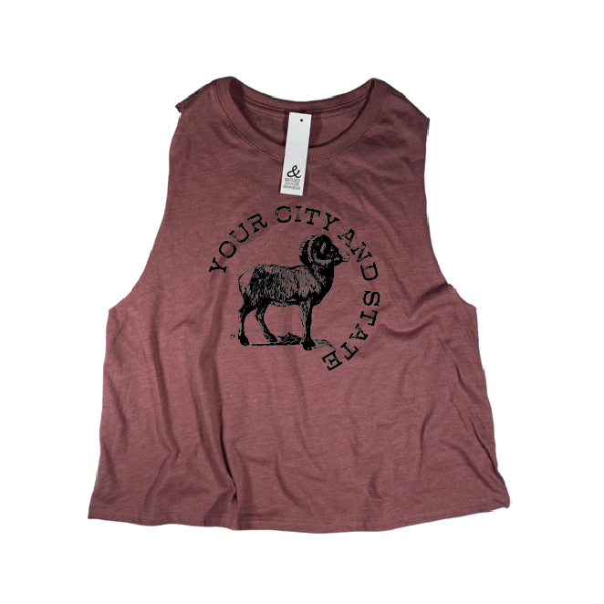 Big Horn Sheep Tank - Customizable