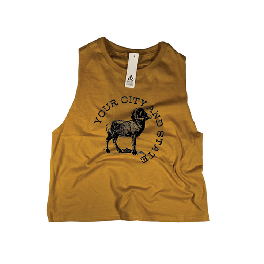 Big Horn Sheep Tank - Customizable