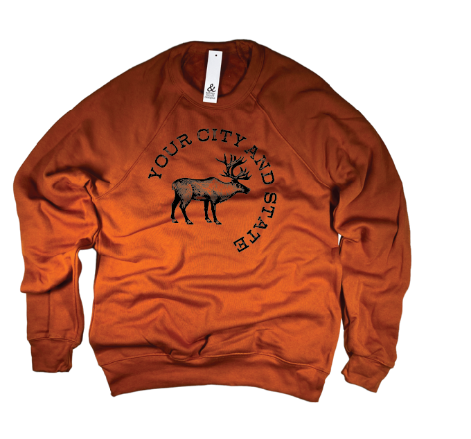 Elk Sweatshirt - Customizable