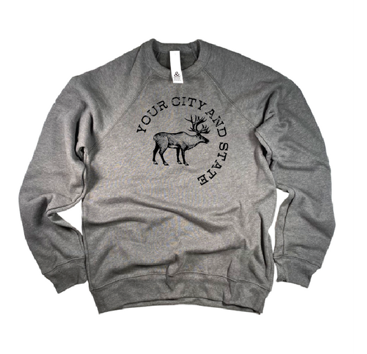 Elk Sweatshirt - Customizable