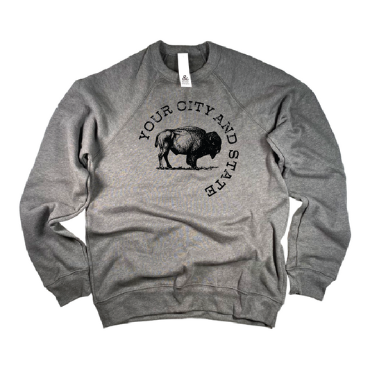 Bison Sweatshirt - Customizable