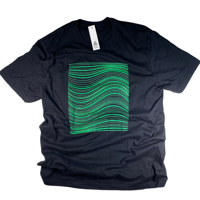 Neon Wave Lines Tee