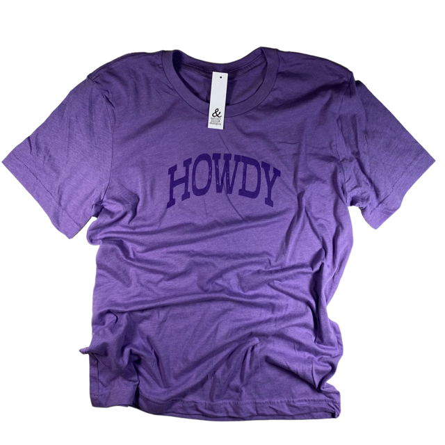 Howdy Tee - Purple