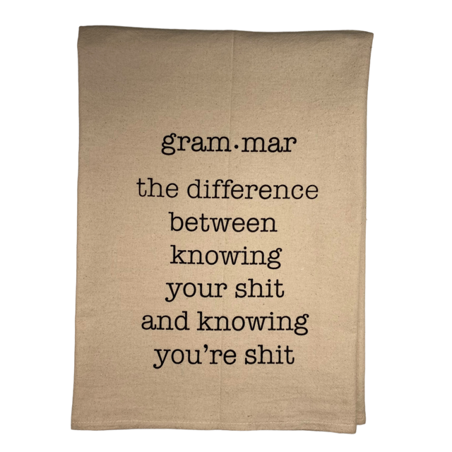 Grammar Kitchen Towel