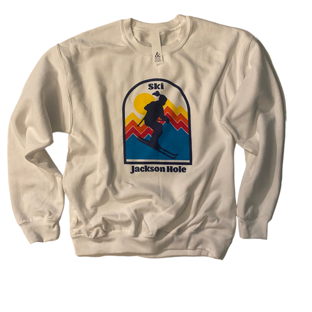 Retro Ski Girl Sweatshirt